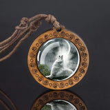 Collier pendentif en bois Johnny Hallyday - Loup 28 modèles | Johnny Hallyday Fanclub