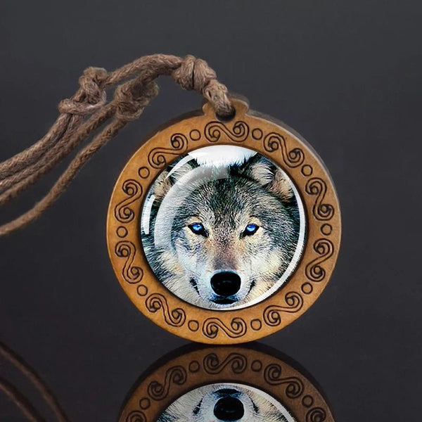 Collier pendentif en bois Johnny Hallyday - Loup 28 modèles | Johnny Hallyday Fanclub