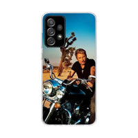 Coque de téléphone Johnny Hallyday Samsung Galaxy A - A02S, A03S, A04S, A05S, A12, A13, A14, A15, A22, A23, A24, A25, A32, A33, A34, A35, A42, A52, A53, A54, A55 - 4 modèles | Johnny Hallyday Fanclub