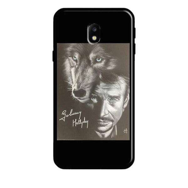 Coque de téléphone Johnny Hallyday Samsung Galaxy A - A3, A5, A6, A7, A8, A9, A310, A320, A510, A520 7 modèles | Johnny Hallyday Fanclub