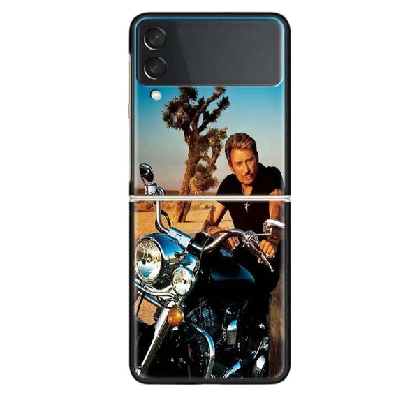 Coque de téléphone Johnny Hallyday Samsung Galaxy Z Flip - 8 modèles | Johnny Hallyday Fanclub