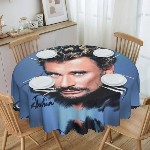 Nappe de table ronde Johnny Hallyday 6 modèles | Johnny Hallyday Fanclub