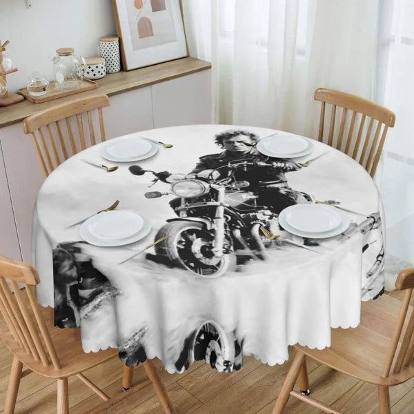 Nappe de table ronde Johnny Hallyday 6 modèles | Johnny Hallyday Fanclub