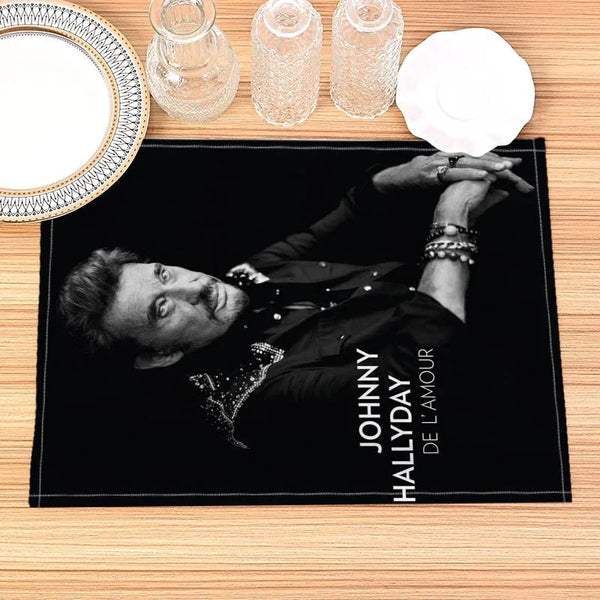 Napperon Johnny Hallyday - 17 modèles | Johnny Hallyday Fanclub